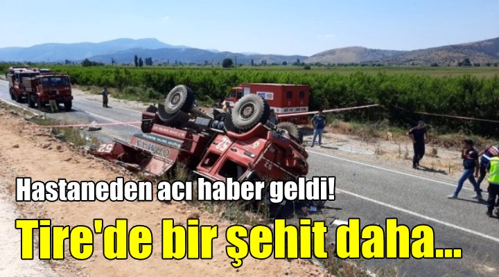 Tire de bir şehit daha! Hastaneden acı haber geldi...