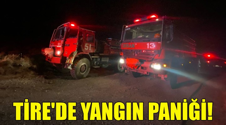 Tire de yangın paniği!