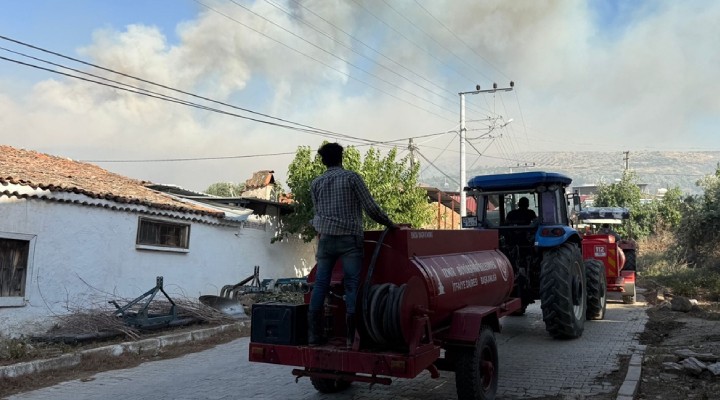 Tire deki yangın kontrol altına alındı