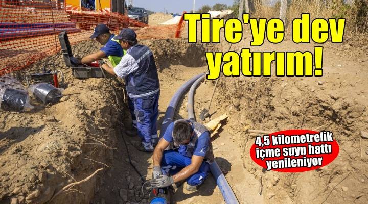 Tire’ye 9.5 milyon liralık içme suyu yatırımı