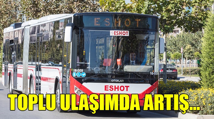 Toplu ulaşımda artış..