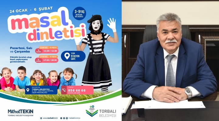 Torbalı Belediyesi’nden çocuklara masal dinletisi!