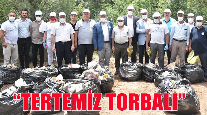 Torbalı da 20 ton çöp toplandı