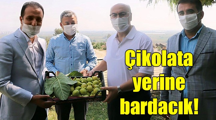 Torbalı da çikolata yerine bardacık