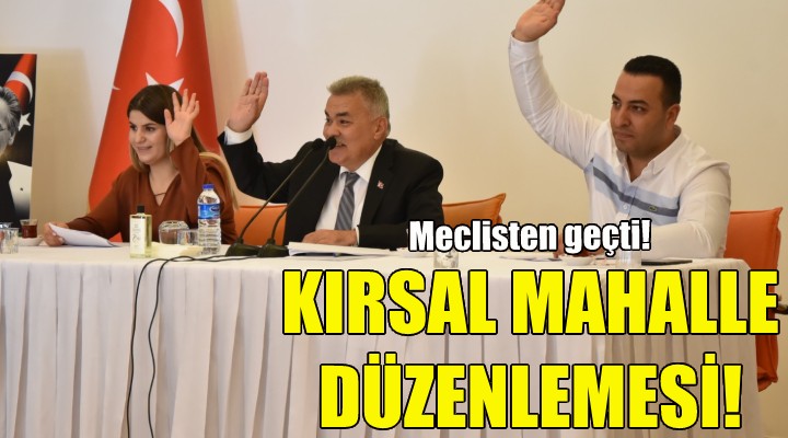 Torbalı da  kırsal mahalle  düzenlemesi!