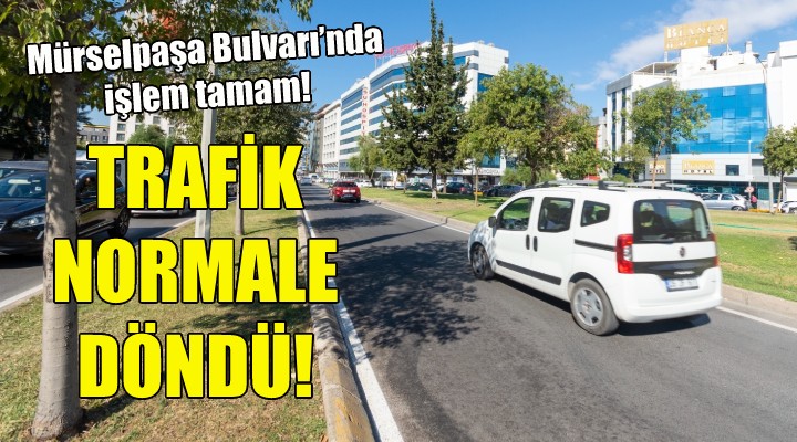 Trafik normale döndü!