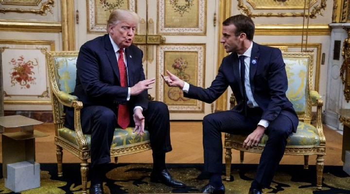 Trump ve Macron Türkiye yi konuştu!