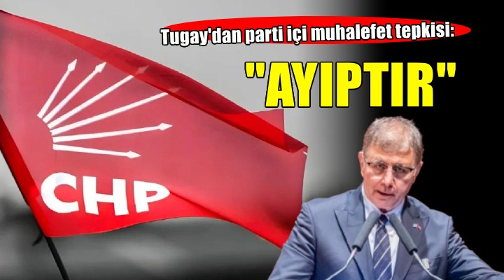 Tugay'dan parti içi muhalefete tepki: En hafif tabiriyle ayıptır!