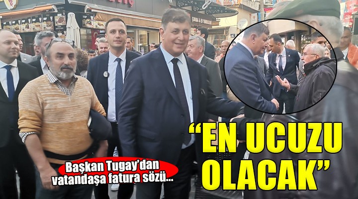 Tugay ve Eşki Bornova da esnaf ve vatandaşlarla buluştu...