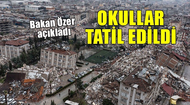Tüm Türkiye de okullar bir hafta tatil edildi!