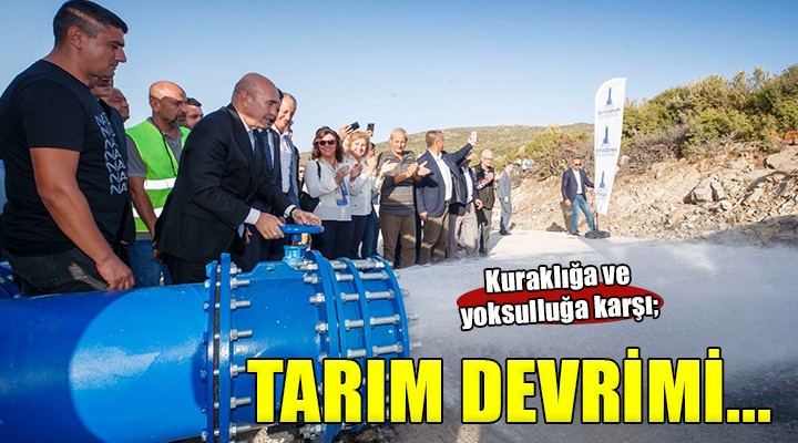 Tunç Soyer: Kuraklığa ve yoksulluğa karşı tarım devrimi başlattık