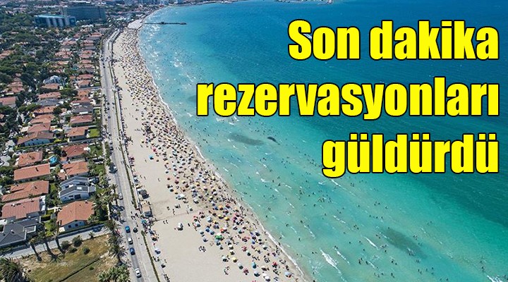 Turizmcilerin yüzü son dakikada güldü!