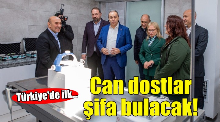 Türkiye de ilk... Can dostlar şifa bulacak!