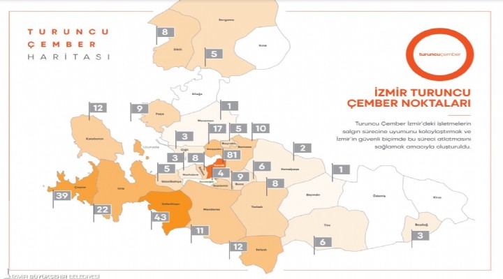 Turuncu Çember üç ilçede...