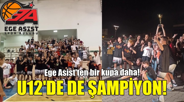 U12 de de kupa geldi... Ege Asist şampiyon!