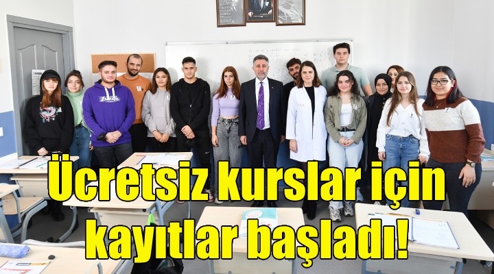 Ücretsiz kurslar için kayıtlar başladı!