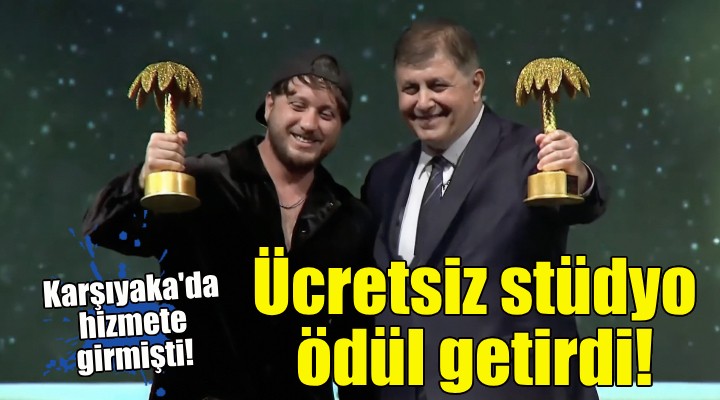 Ücretsiz stüdyo Başkan Tugay a ödül getirdi!