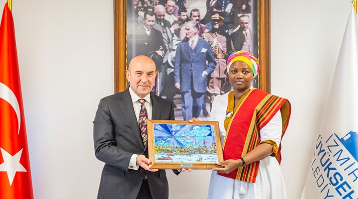 Uganda Ankara Büyükelçisi Başkan Soyer i ziyaret etti