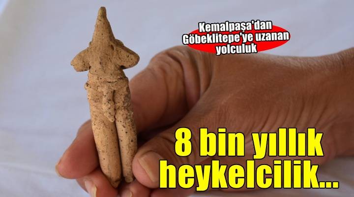Ulucak Höyüğü nde 8 bin yıllık Göbeklitepe üslubunda heykelcik