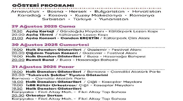 Uluslararası Balkanlılar Halk Dansları Festivali başlıyor