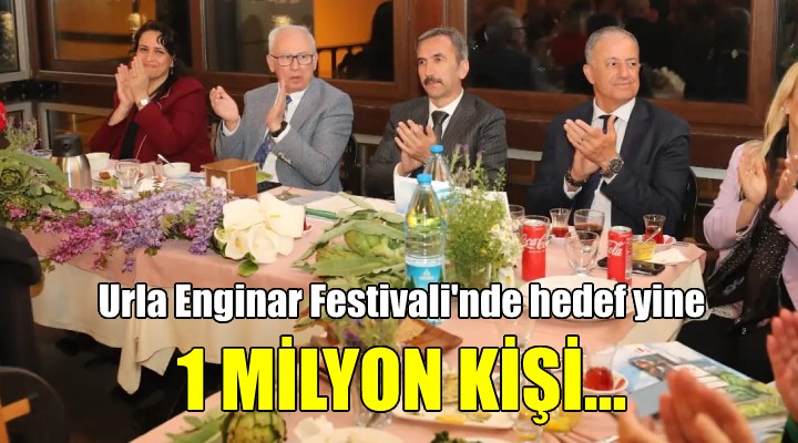 Urla Enginar Festivali nde hedef yine 1 milyon kişi