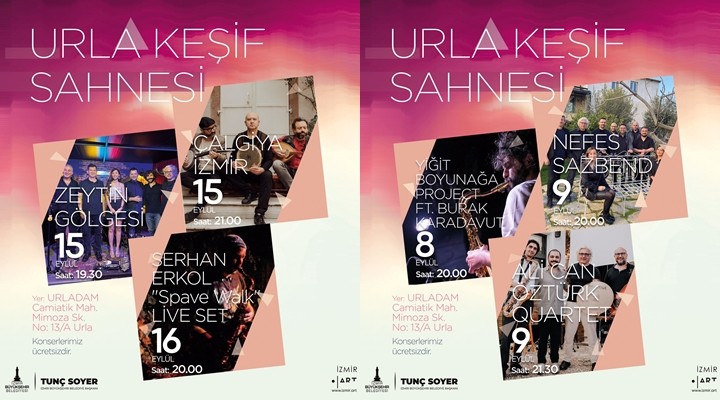 Urla Keşif Konserleri başlıyor!