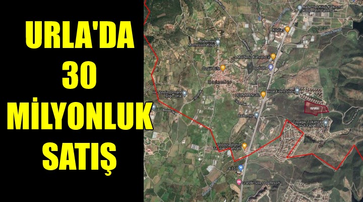 Urla da 30,4 milyon TL lik satış