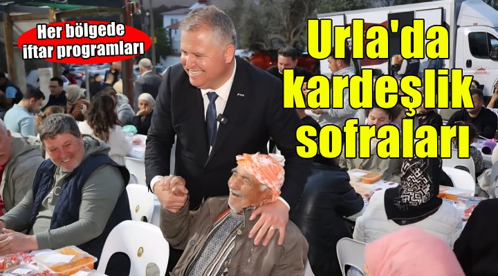 Urla da Ramazan sofraları birlik ve kardeşlik için kuruluyor