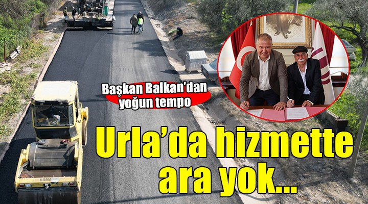 Urla da borçlar azaldı, çalışmalar arttı...