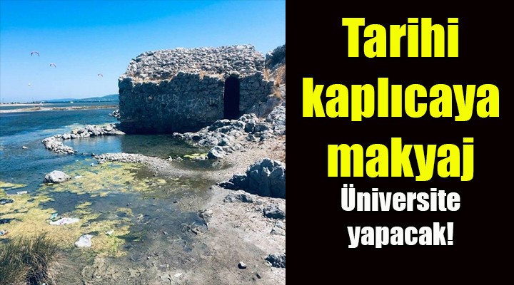 Urla da harabe kaplıca restore edilecek