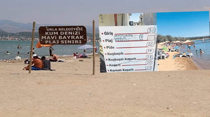 Urla da plaj işgaline belediye ön
