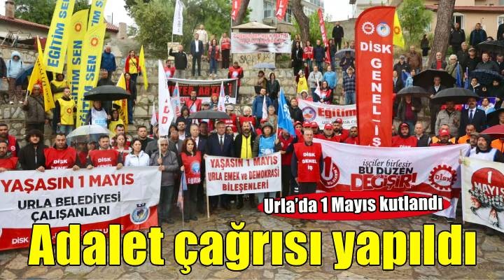 Urla’da 1 Mayıs Mesajı: Adalet Olmadan Huzur Olmaz