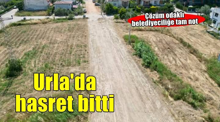 Urla’da 40 yıllık sorun çözüldü