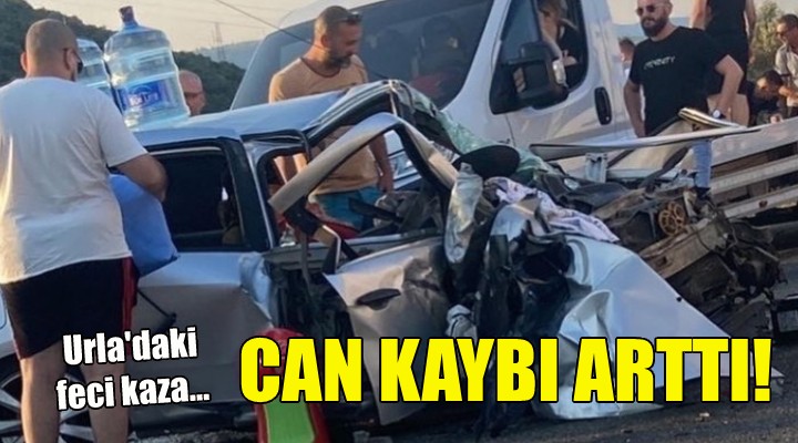 Urla daki feci kazada can kaybı arttı!