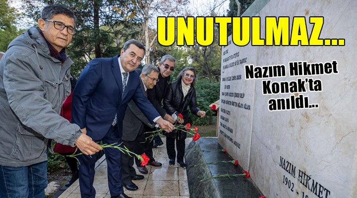 Usta Şair Nazım Hikmet Konak’ta anıldı