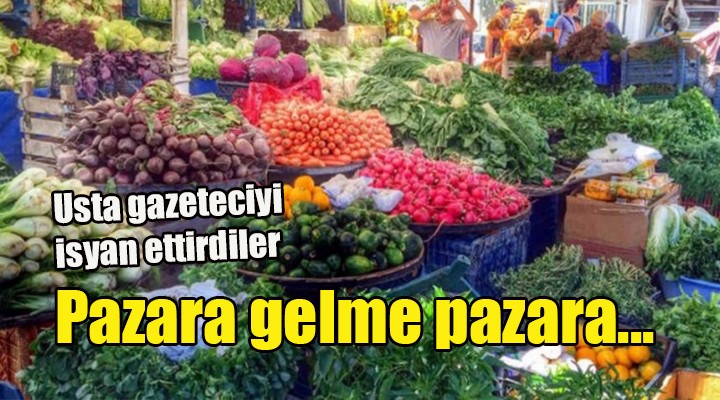 Usta gazeteciden pazar isyanı!