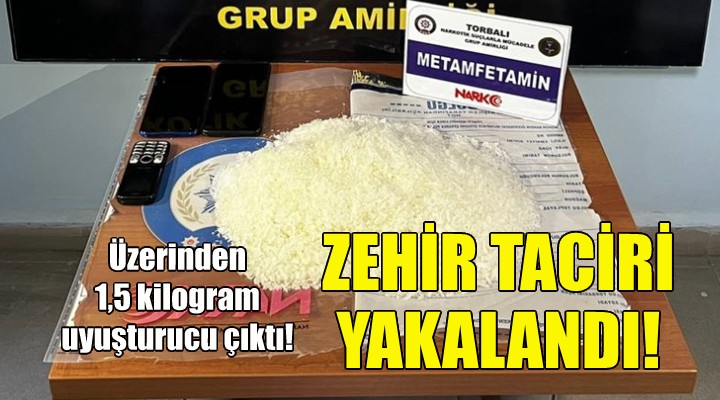 Üzerinden 1,5 kilogram uyuşturucu çıktı!