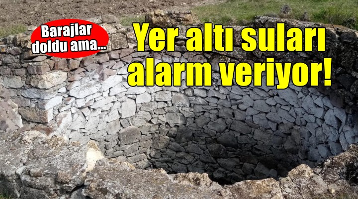 Uzman isimden  Yer altı suları  uyarısı!