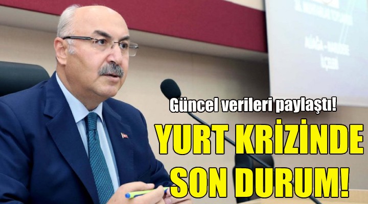 Vali Köşger güncel verileri paylaştı!