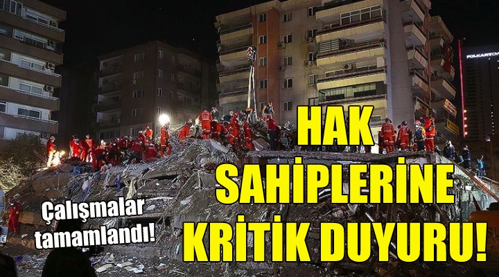 Valilikten hak sahiplerine kritik duyuru!