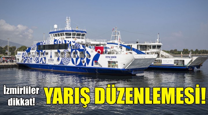 Vapur seferlerine yarış düzenlemesi!