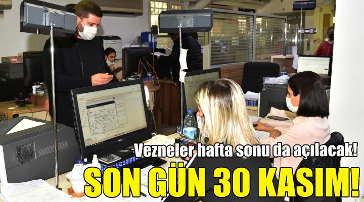 Vergi ödemelerinde son gün 30 Kasım!