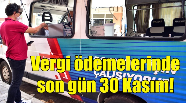 Vergi ödemelerinde son gün 30 Kasım!