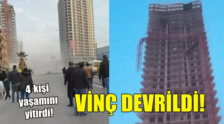 Vinç devrildi: Çok sayıda ölü var!