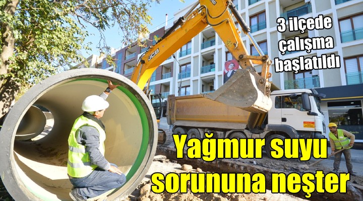 Yağmur suyu sorununa neşter...