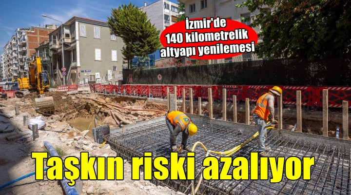 Yağmur suyu yeraltında ayrılıyor, taşkın riski azalıyor