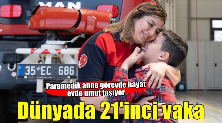 Yangında hayat kurtarıyor, evde oğlunun umudu oluyor