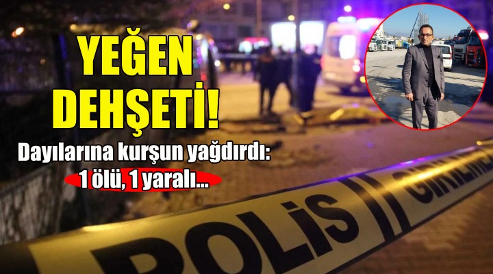 Yeğen dehşeti: 1 ölü, 1 yaralı!