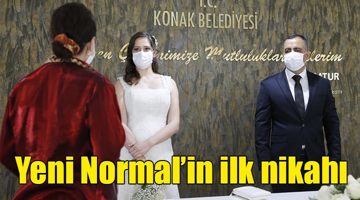 Yeni normalin ilk nikahı!