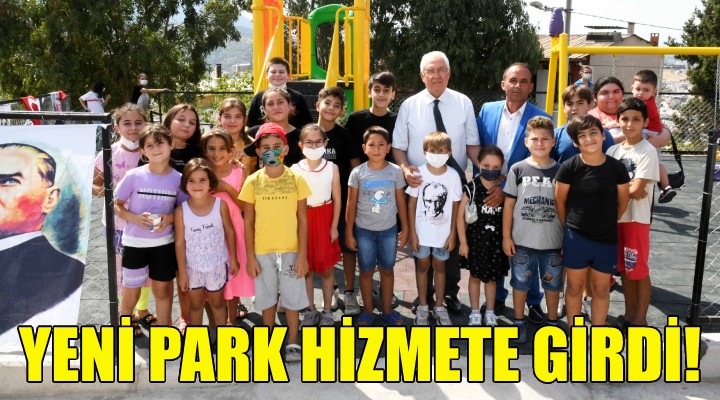 Yeni park hizmete girdi!